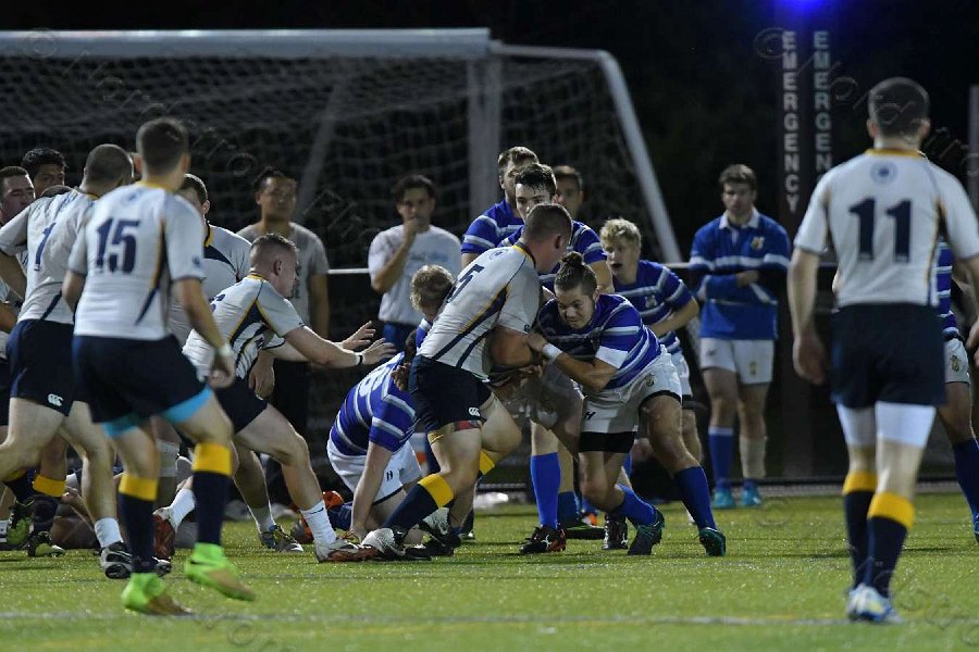 Wheaton Men\'s Rugby vs Mass Maritime.  Photo by Keith Nordstrom